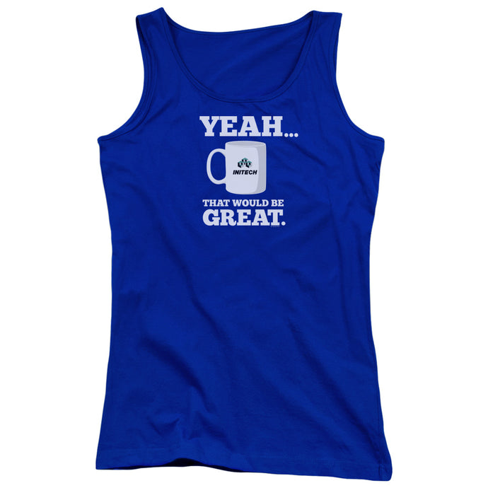Office Space That Would Be Great Womens Tank Top Shirt Royal Blue