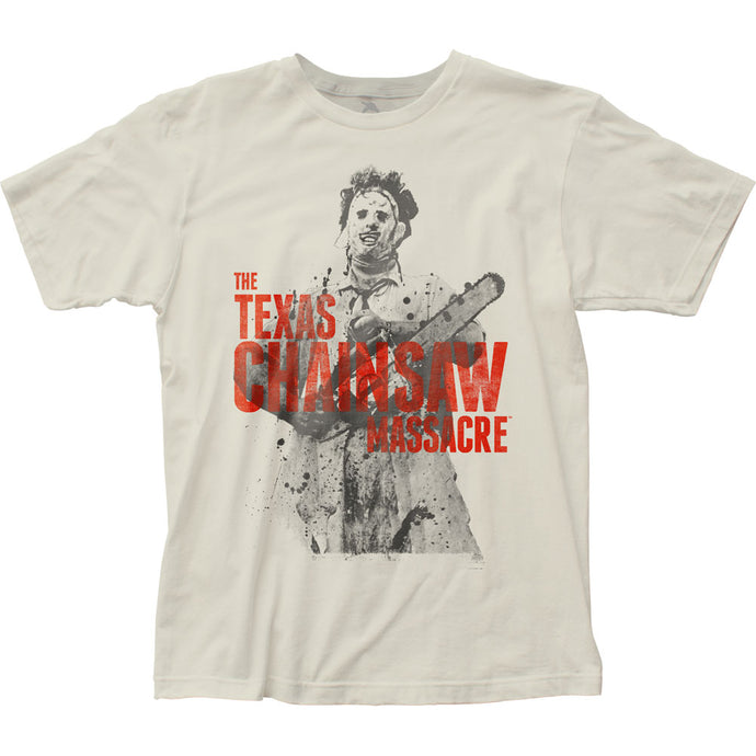 Texas Chainsaw Massacre Leatherface Mens T Shirt Vintage White