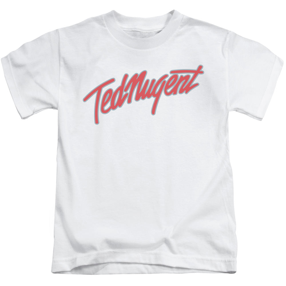 Ted Nugent Clean Logo Juvenile Kids Youth T Shirt White