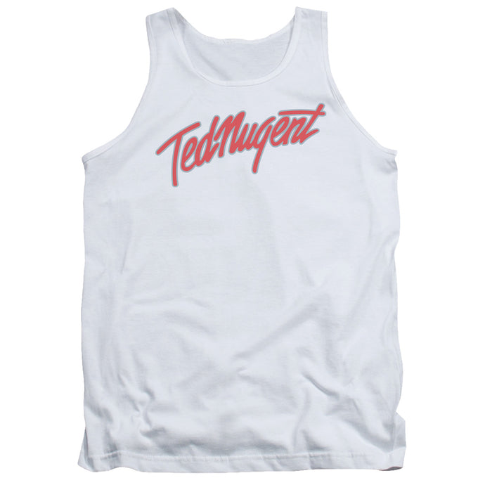 Ted Nugent Clean Logo Mens Tank Top Shirt White