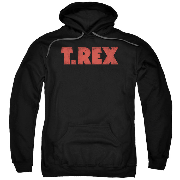 T Rex Logo Mens Hoodie Black
