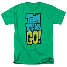 Load image into Gallery viewer, Teen Titans Go Logo Mens T Shirt Kelly Green