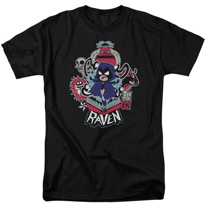 Teen Titans Go Raven Mens T Shirt Black