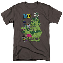 Load image into Gallery viewer, Teen Titans Go Beast Boy Stack Mens T Shirt Charcoal