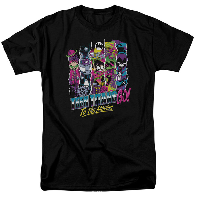 Teen Titans Go To The Movies To The Movies Mens T Shirt Black