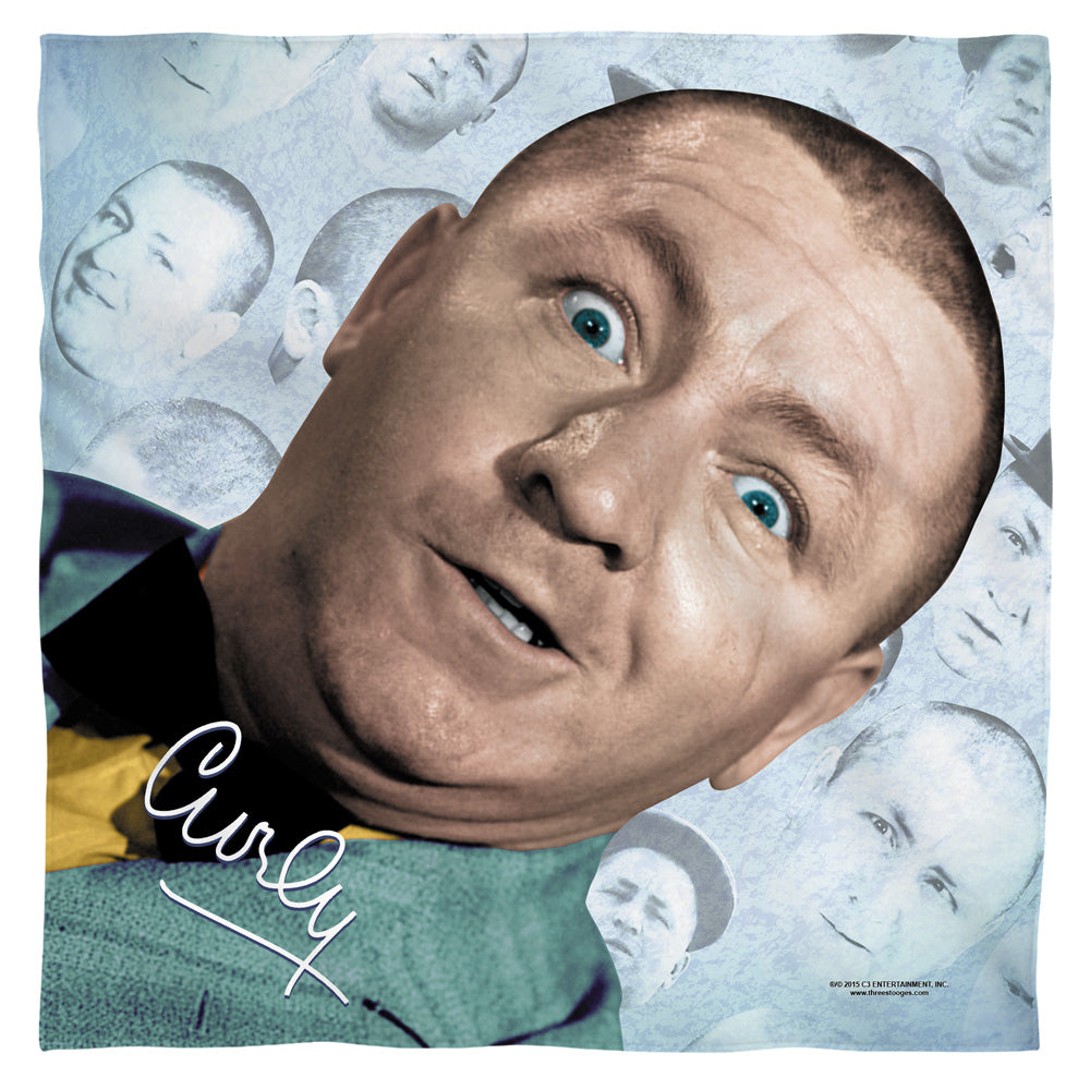 The Three Stooges Curly Heads Bandana Officially Licensed