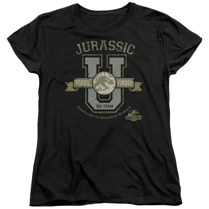 Jurassic Park Jurassic U Womens T Shirt Black