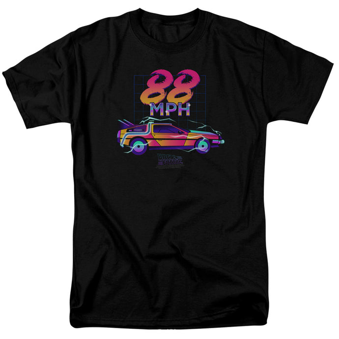 Back To The Future 88 MPH Mens T Shirt Black