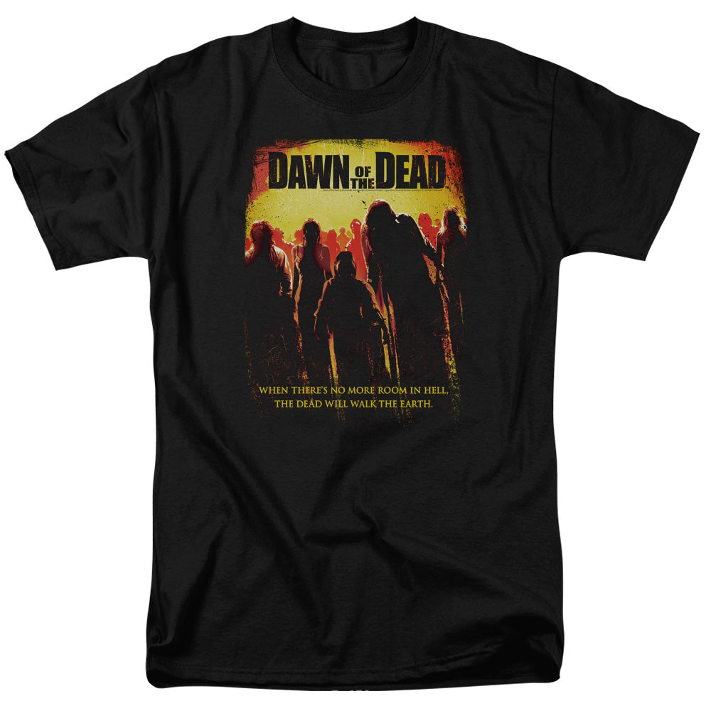 Dawn Of The Dead Title Mens T Shirt Black Black Officially Licensed