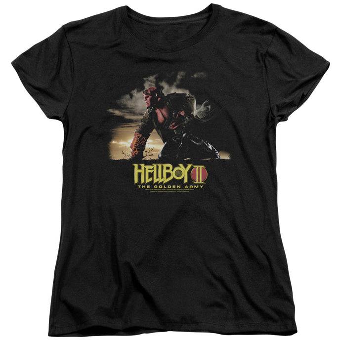 Hellboy II Poster Art Womens T Shirt Black