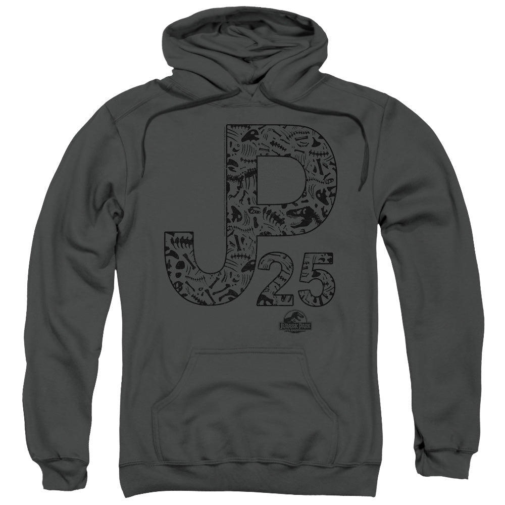 Jurassic Park JP 25 Mens Hoodie Charcoal