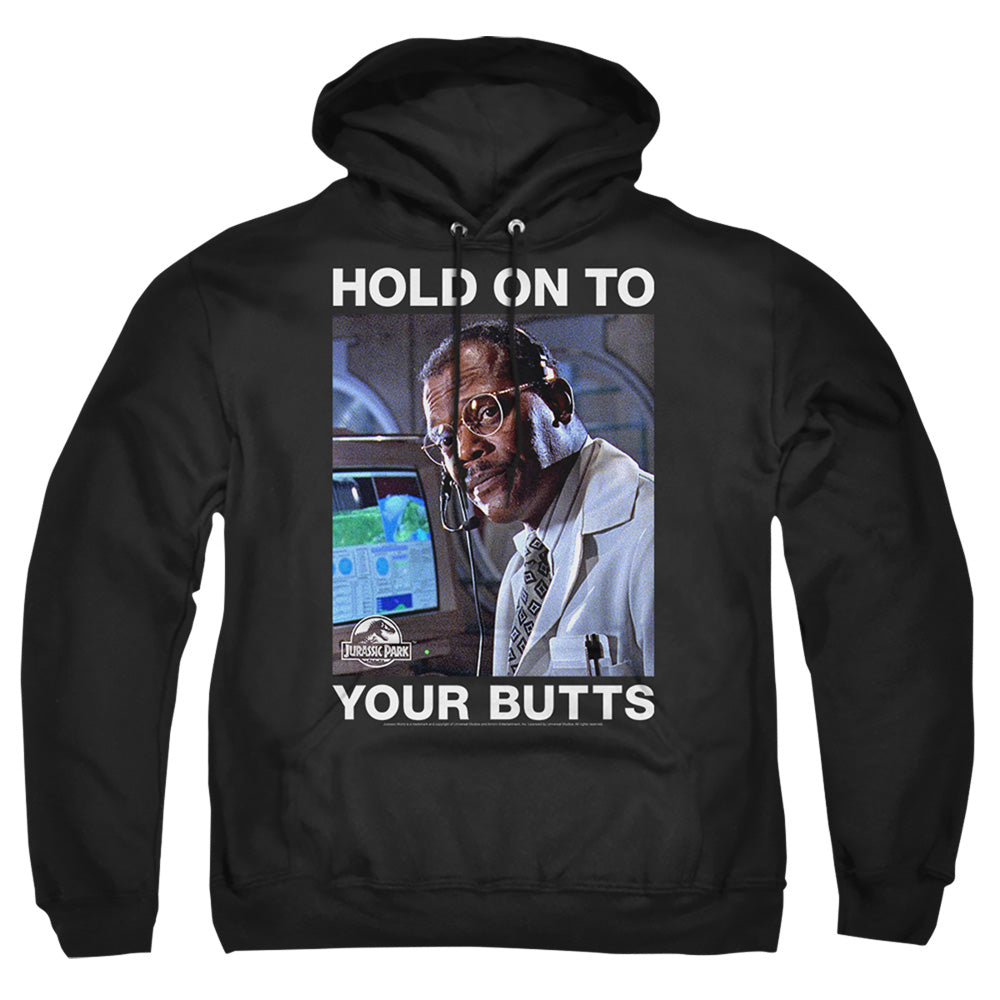 Jurassic Park Hold Onto Mens Hoodie Black