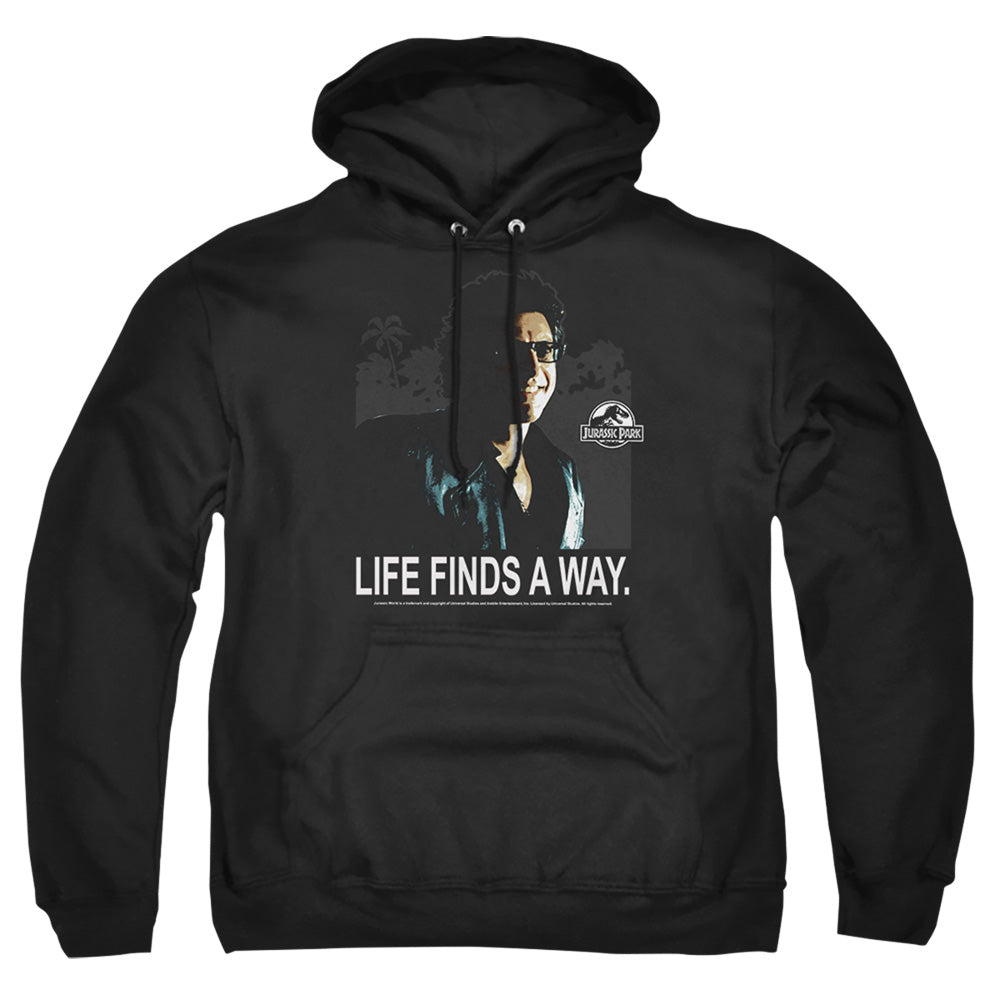 Jurassic Park Life Finds A Way Mens Hoodie Black