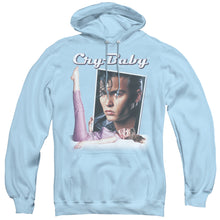 Load image into Gallery viewer, Cry Baby Title Mens Hoodie Light Blue