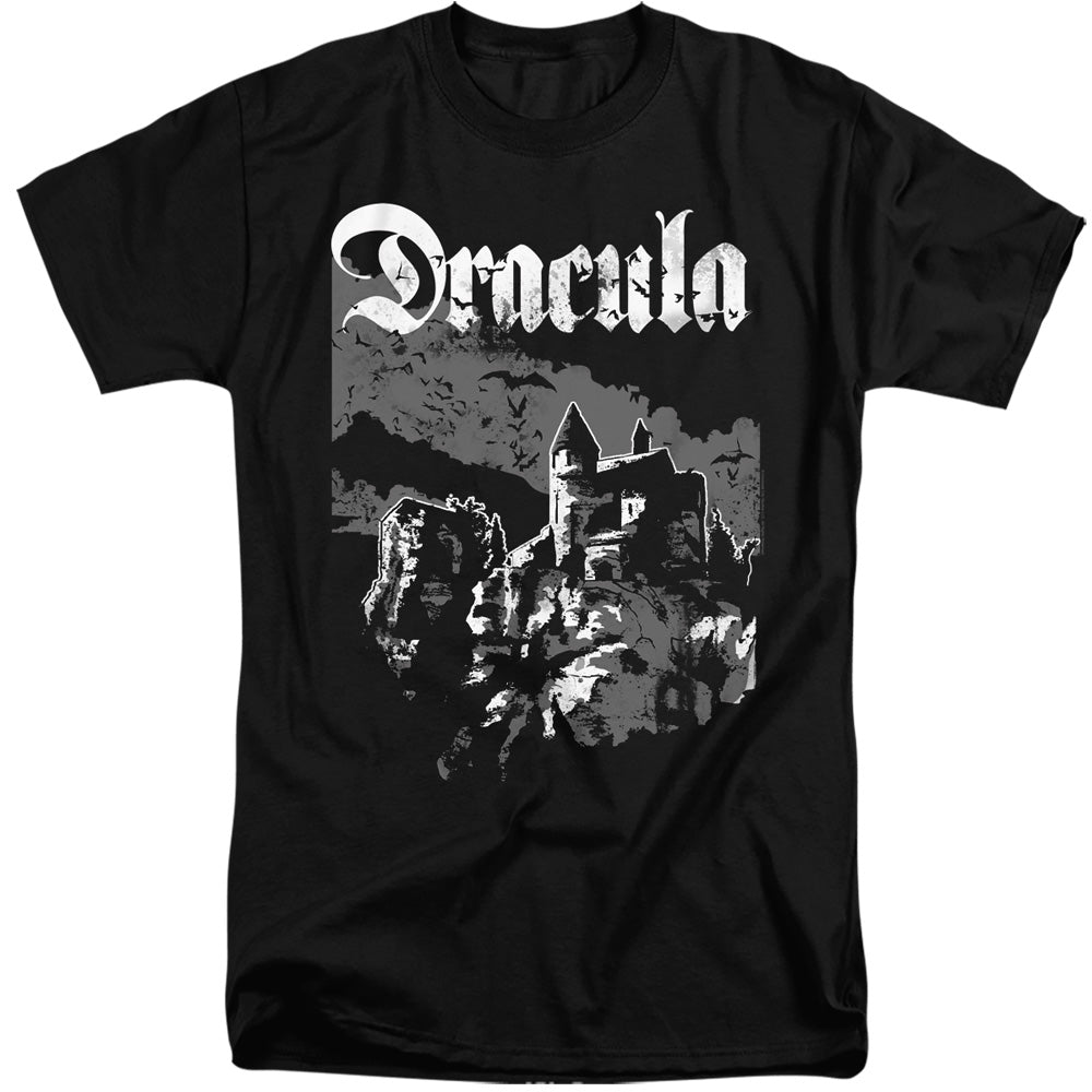 Universal Monsters Castle Mens Tall T Shirt Black