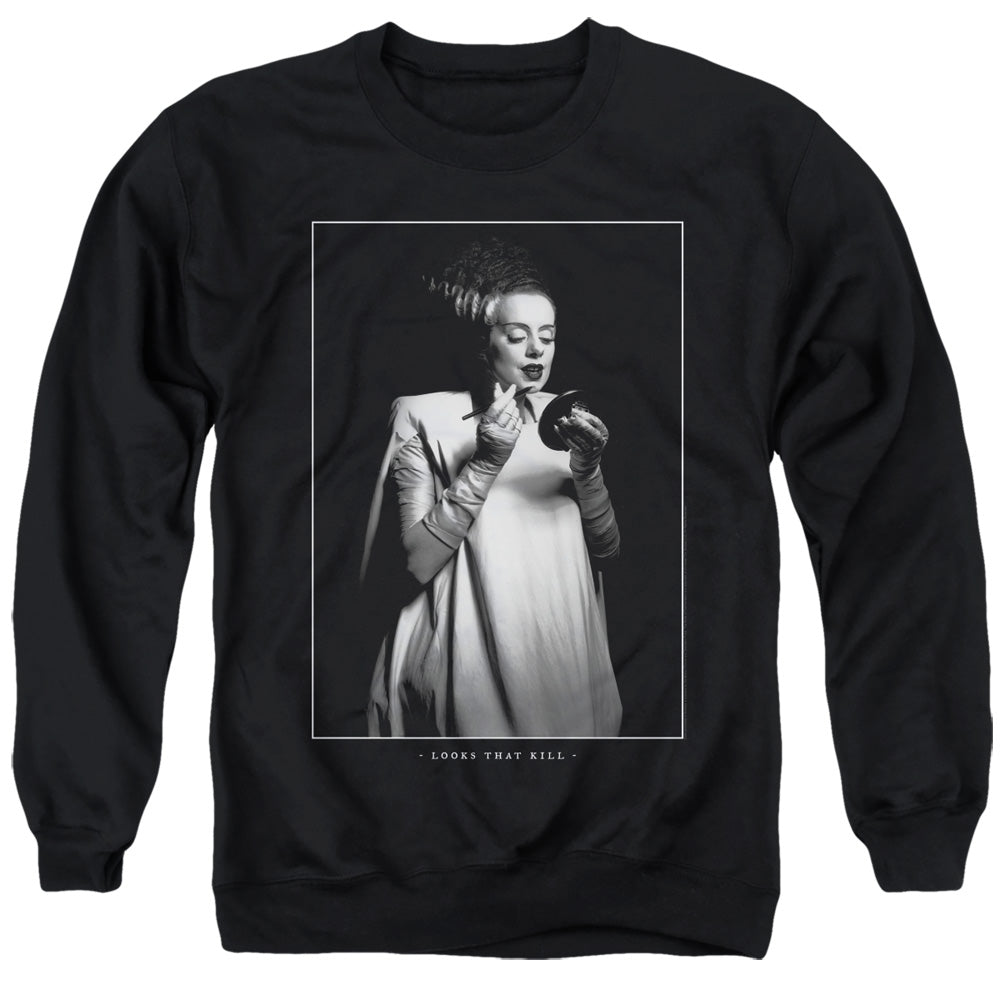 Universal Monsters Looks That Kill Mens Crewneck Sweatshirt Black