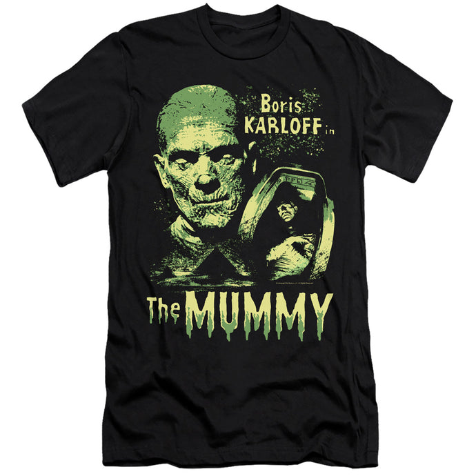Universal Monsters The Mummy Premium Bella Canvas Slim Fit Mens T Shirt Black