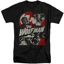 Load image into Gallery viewer, Universal Monsters When The Wolfbane Blooms Mens Tall T Shirt Black