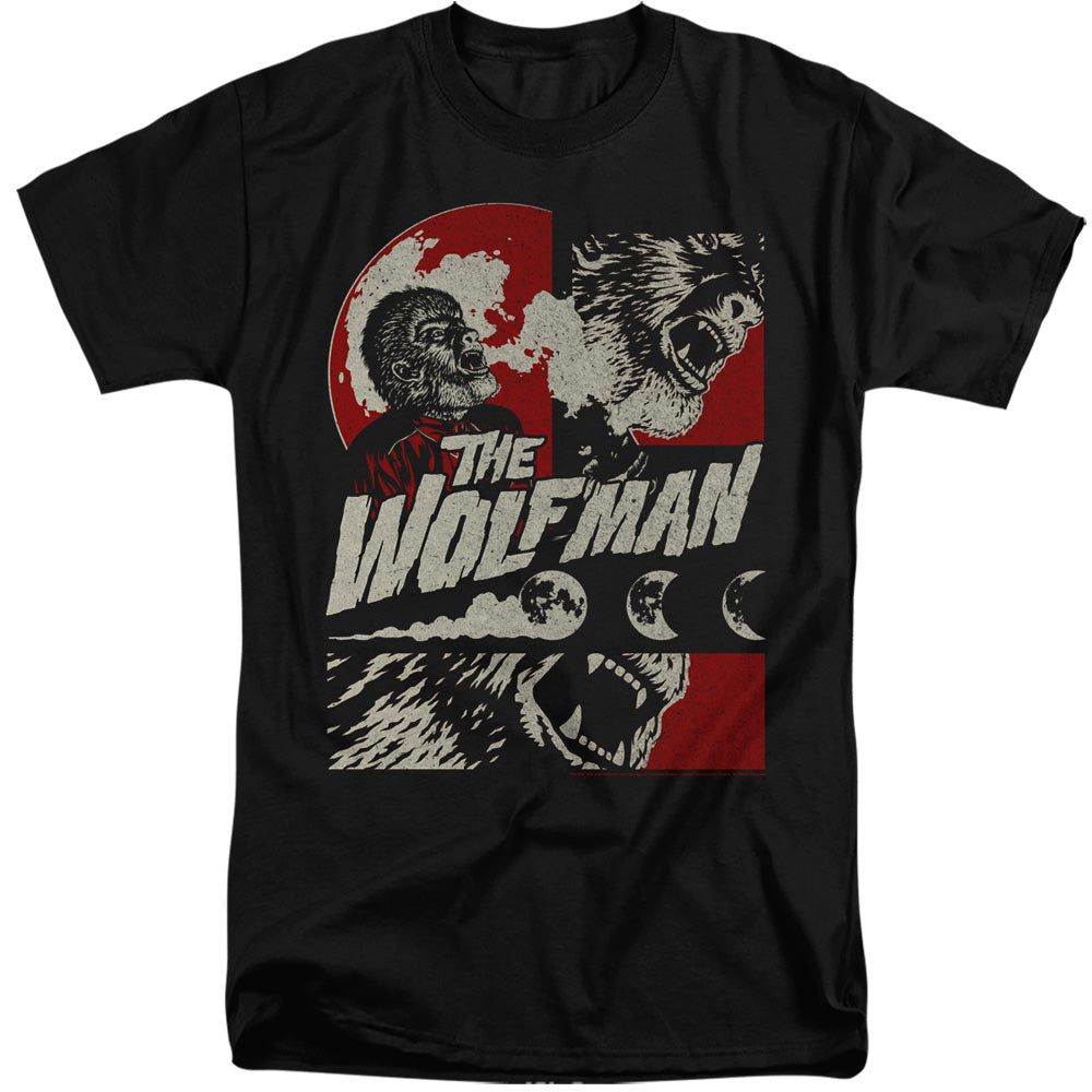 Universal Monsters When The Wolfbane Blooms Mens Tall T Shirt Black