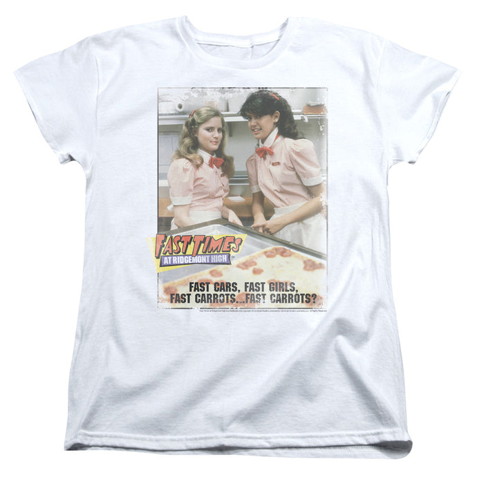 Fast Times at Ridgemont High Fast Carrots Womens T Shirt White