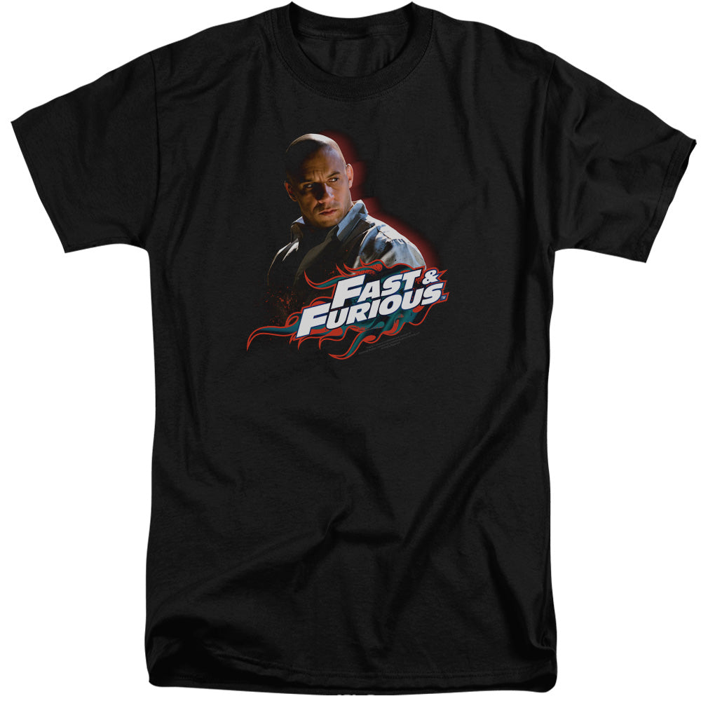 Fast And The Furious Toretto Mens Tall T Shirt Black Black Officially Licensed