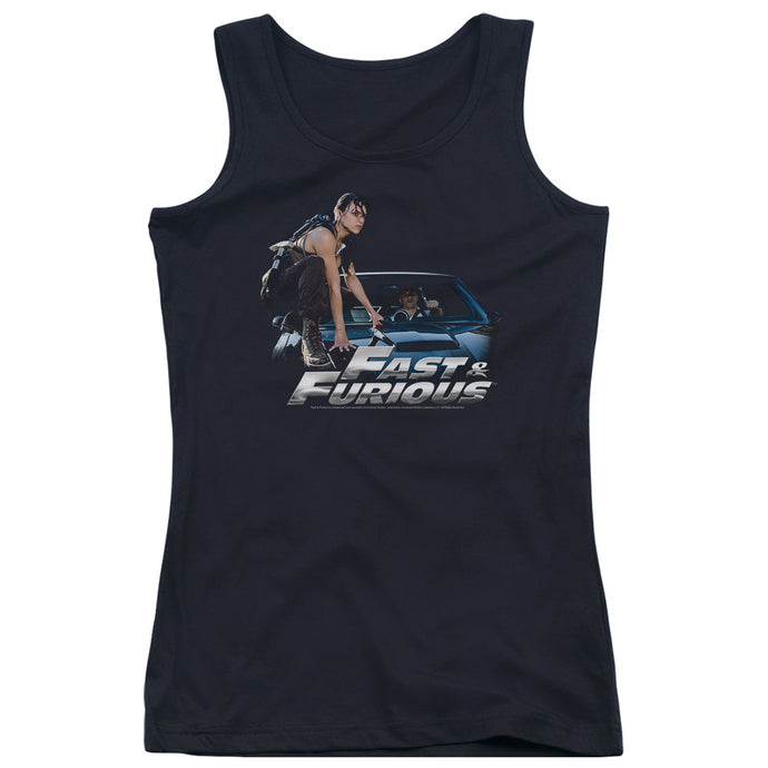 Fast And The Furious Car Ride Womens Tank Top Shirt Black