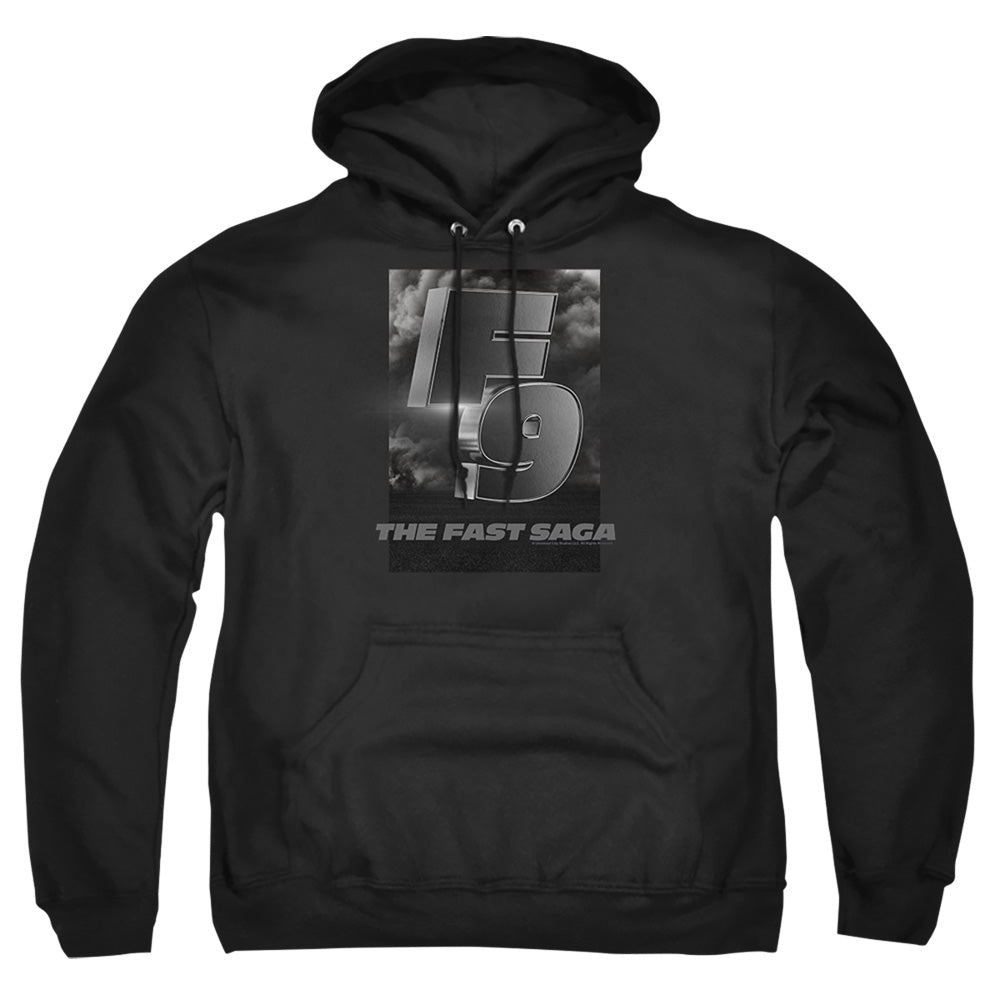 Fast And The Furious 9 F9 Smoke Logo Mens Hoodie Black Officially Licensed