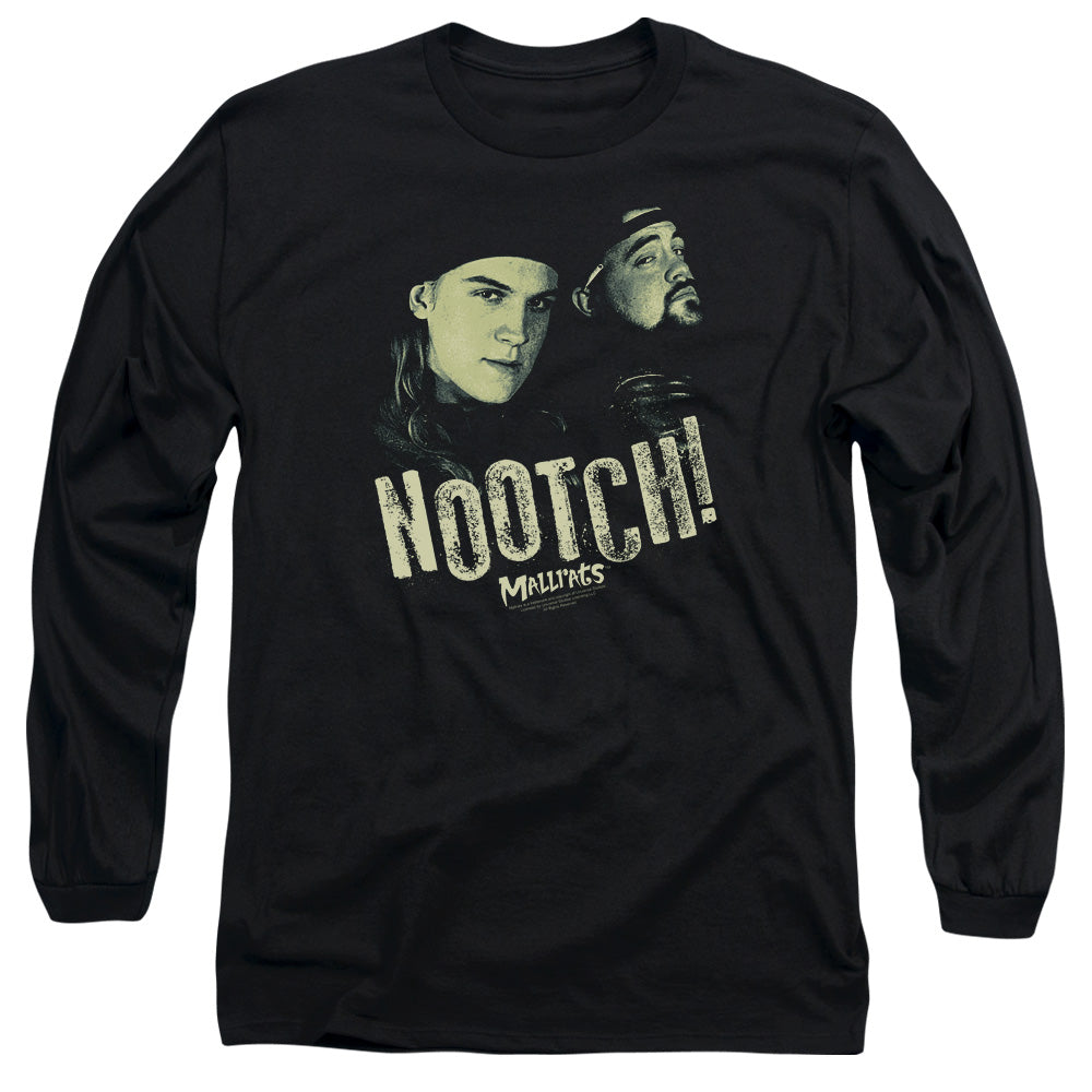 Mallrats Nootch Mens Long Sleeve Shirt Black