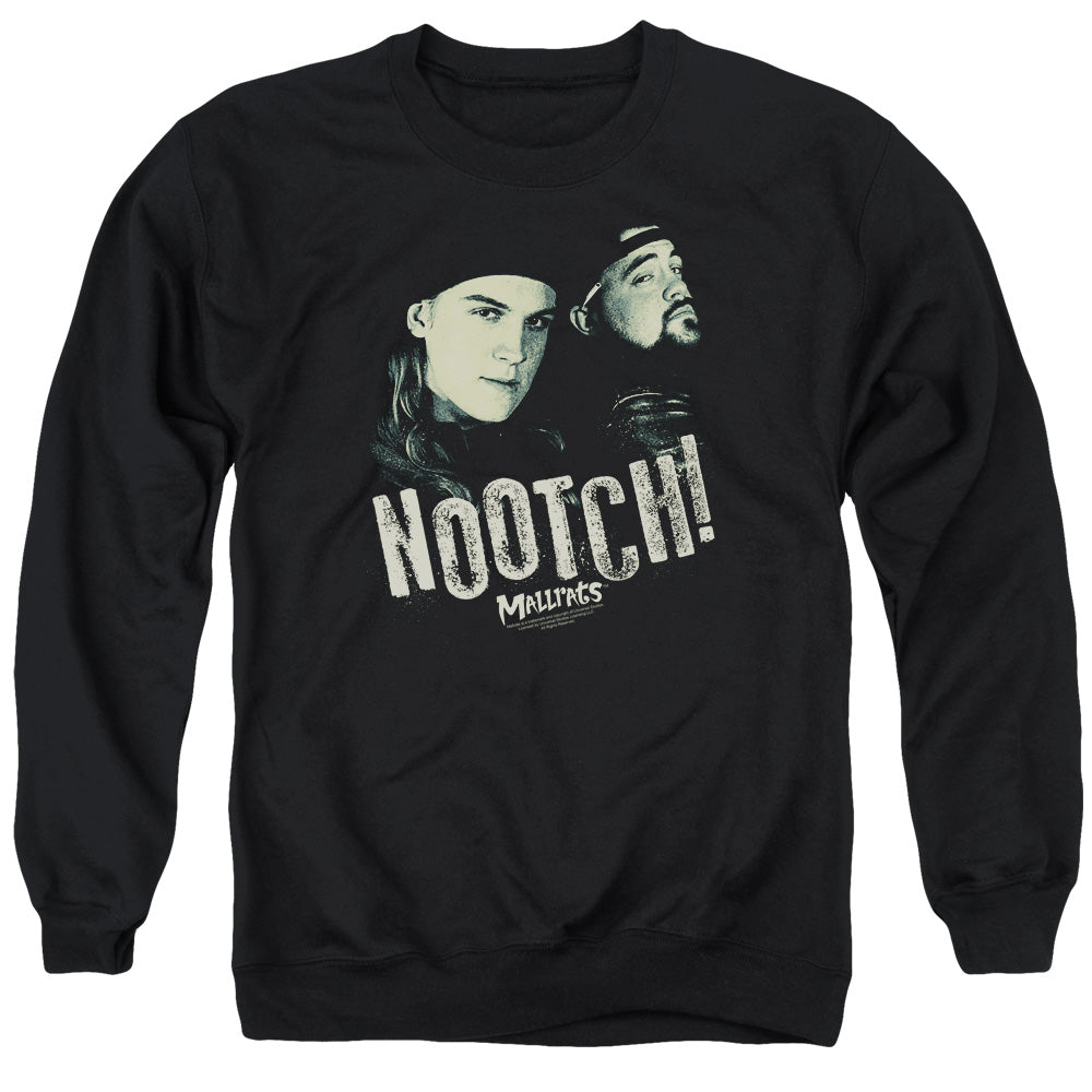 Mallrats Nootch Mens Crewneck Sweatshirt Black