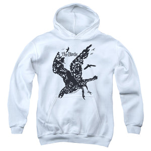 The Birds Title Kids Youth Hoodie White