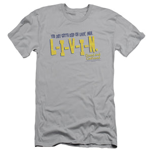 Dazed and Confused Livin Slim Fit Mens T Shirt Silver
