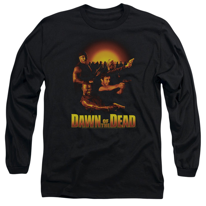 Dawn Of The Dead Dawn College Mens Long Sleeve Shirt Black