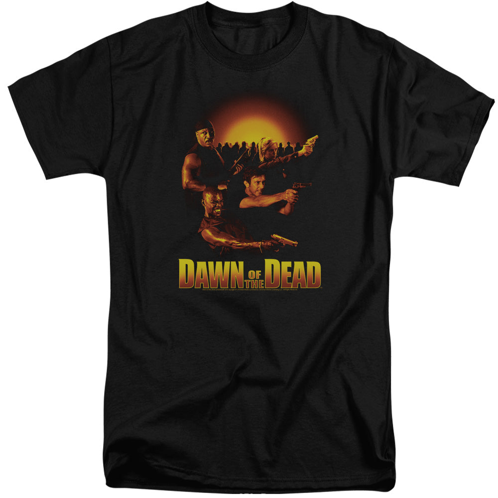 Dawn Of The Dead Dawn Collage Mens Tall T Shirt Black Black Officially Licensed
