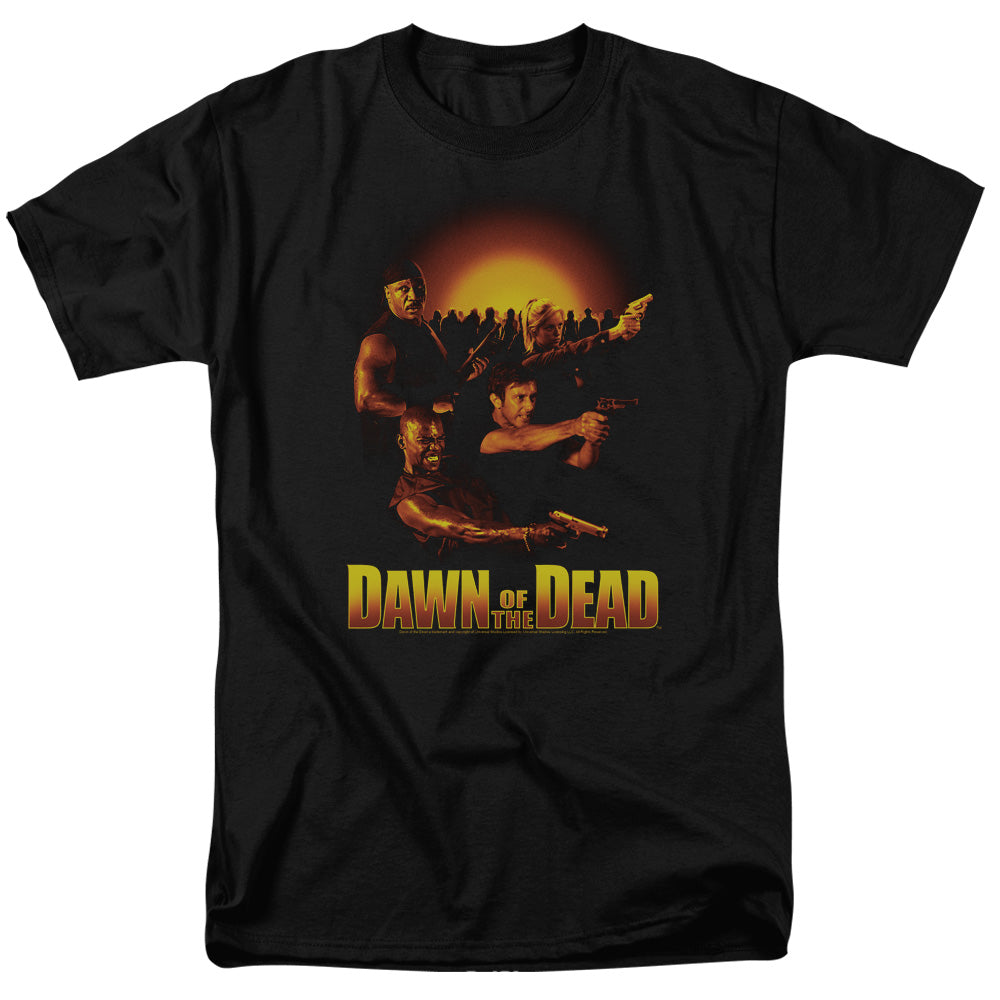 Dawn Of The Dead Dawn Collage Mens T Shirt Black Black Officially Licensed