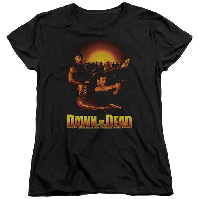 Dawn Of The Dead Dawn College Womens T Shirt Black