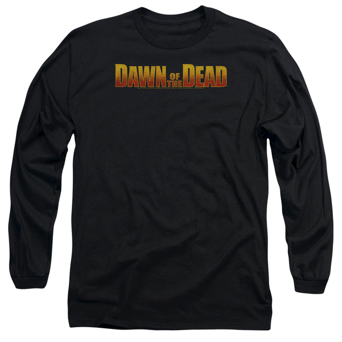 Dawn Of The Dead Dawn Logo Mens Long Sleeve Shirt Black