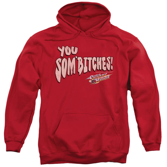 Smokey And The Bandit Sombitch Mens Hoodie Red
