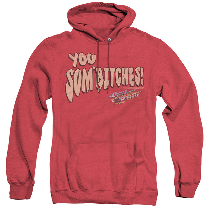 Smokey And The Bandit Sombitch Heather Mens Hoodie Red
