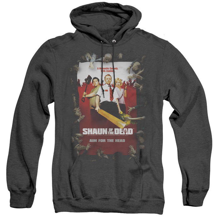 Shaun Of The Dead Poster Heather Mens Hoodie Black