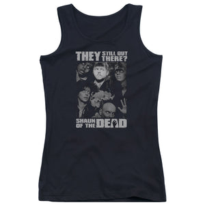 Shaun Of The Dead Still Out There Womens Tank Top Shirt Black