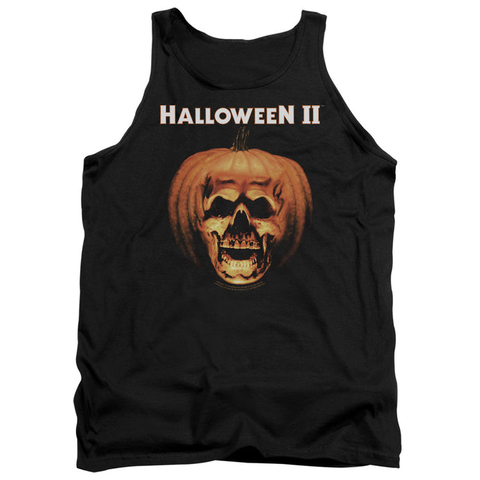 Halloween II Pumpkin Shell Mens Tank Top Shirt Black