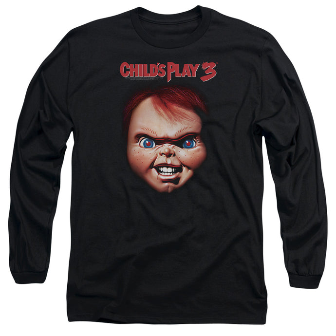 Childs Play 3 Chucky Mens Long Sleeve Shirt Black