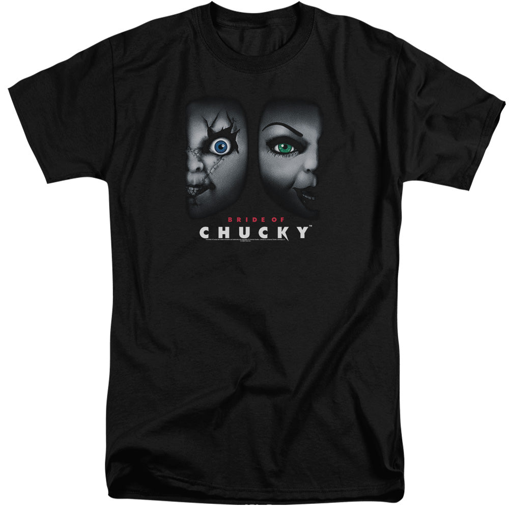 Bride Of Chucky Happy Couple Mens Tall T Shirt Black