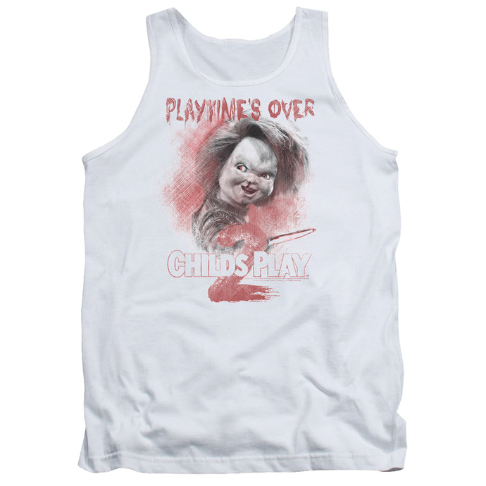 Childs Play 2 Playtimes Over Mens Tank Top Shirt White