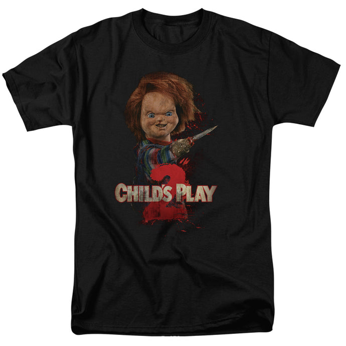 Childs Play 2 Heres Chucky Mens T Shirt Black
