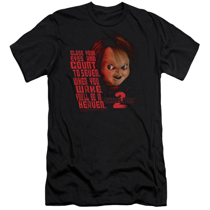Childs Play 2 In Heaven Slim Fit Mens T Shirt Black