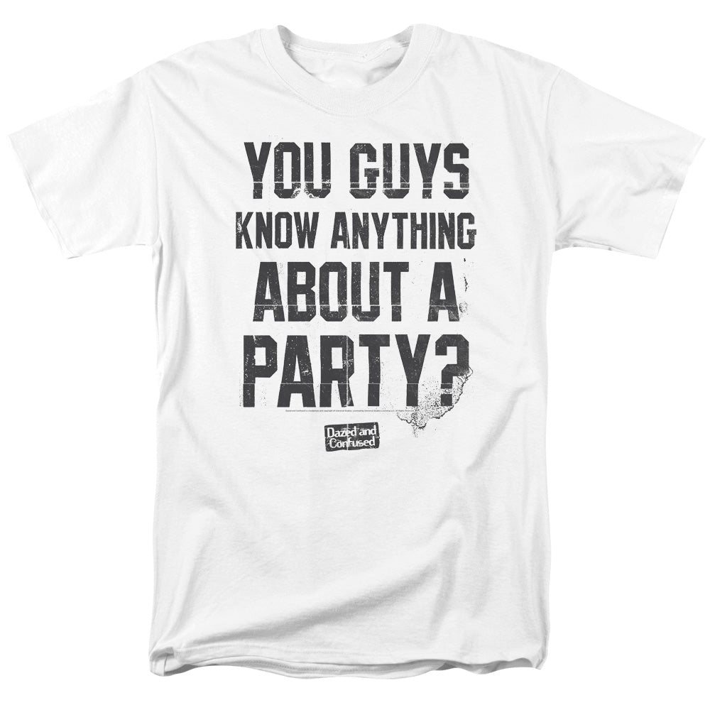Dazed and Confused Party Time Mens T Shirt White