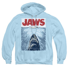 Load image into Gallery viewer, Jaws Graphic Poster Mens Hoodie Light Blue
