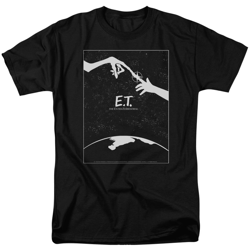ET the Extra Terrestrial Simple Poster Mens T Shirt Black