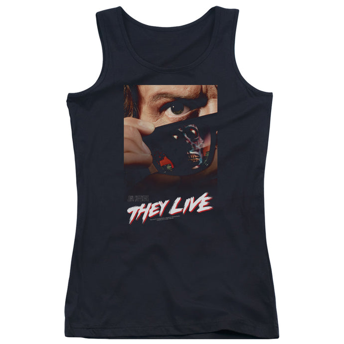 They Live Poster Womens Tank Top Shirt Black